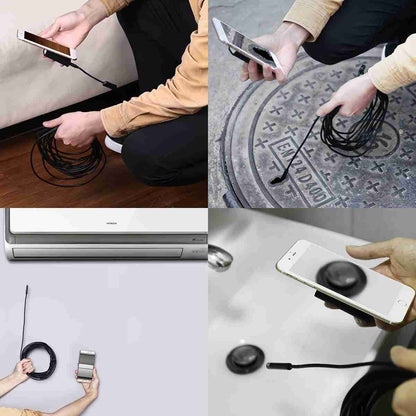 Endoscopio portátil Wifi Almalux® con cámara 2K HD y luz para Android -  Ios y PC