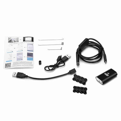 Endoscopio portátil Wifi Almalux® con cámara 2K HD y luz para Android -  Ios y PC