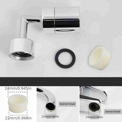 Extensor de Grifo giratorio Almalux® de 720 grados con filtro de agua -  anti-salpicaduras -  economizador