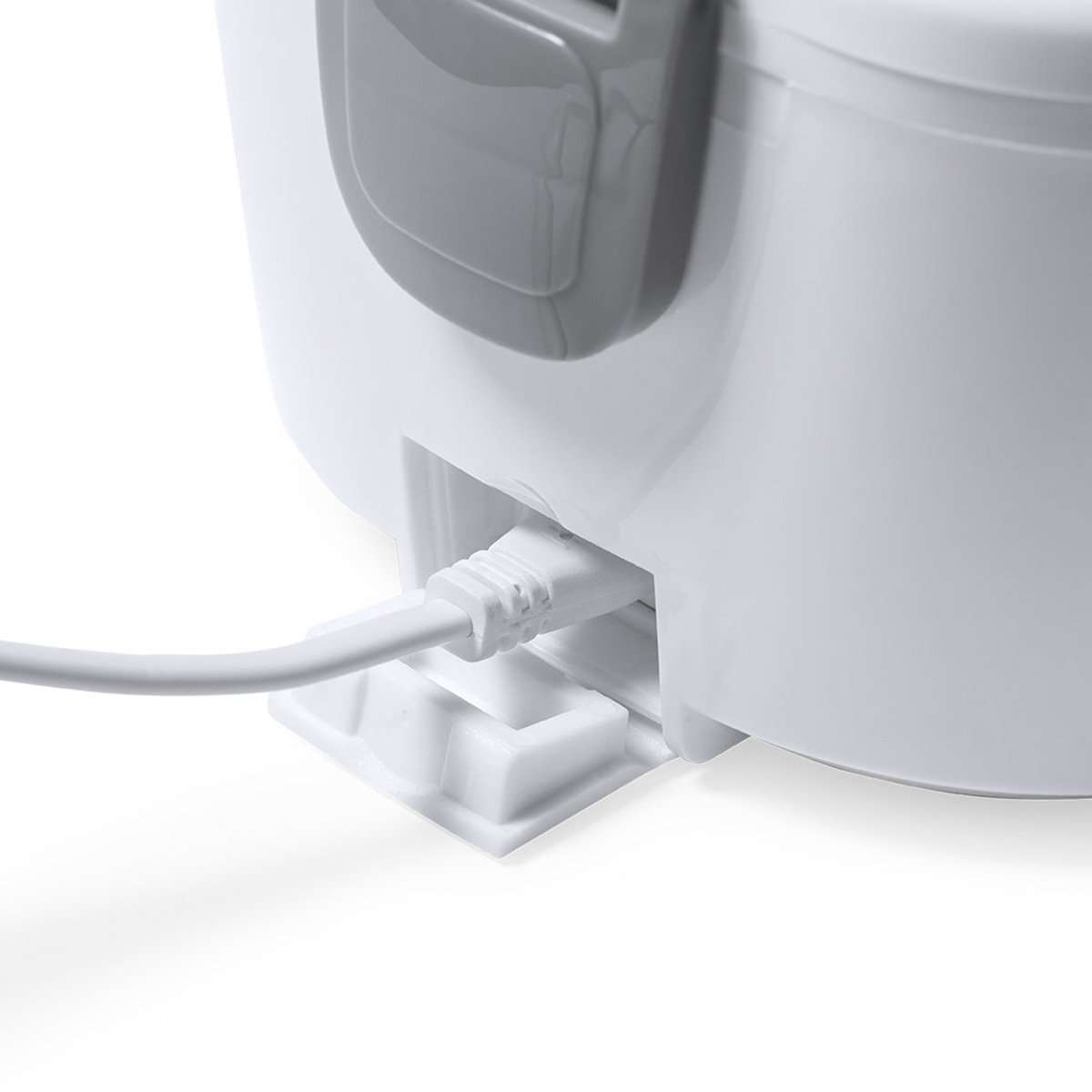 Fiambrera Eléctrica Almalux® 1.05L – Para Casa y Coche, 40W, 12V/24V - 110V/220V, con Compartimentos y Asa de Transporte