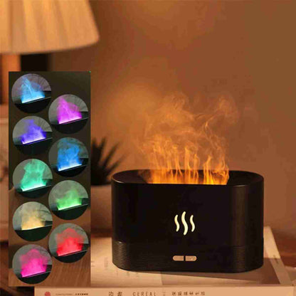 Difusor de aroma Almalux® con efecto de fuego 9 colores 180 ml