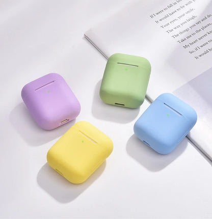 Funda de silicona Compatible con Airpods 1 y 2 (Colores aleatorios)