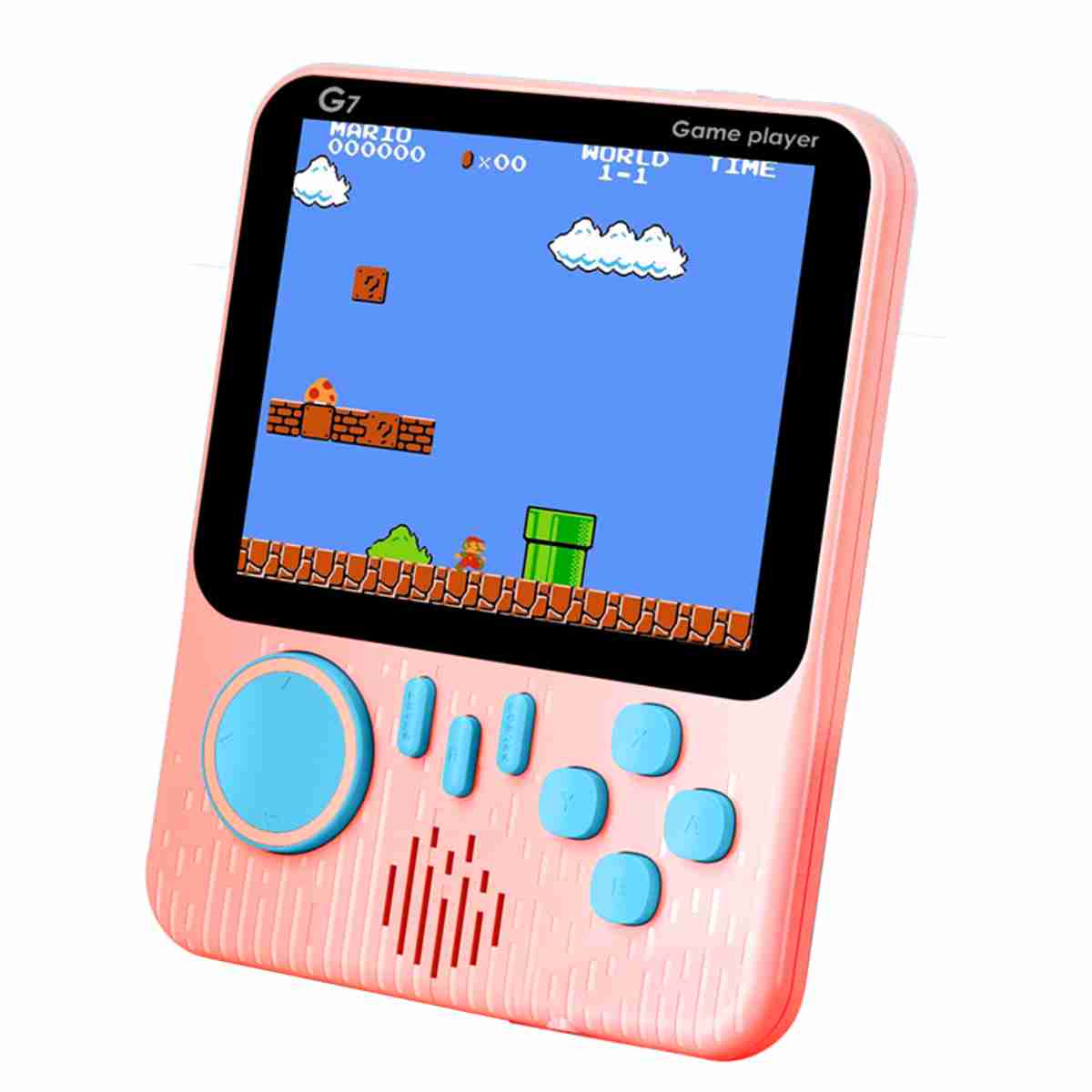 Consola Almalux® G7 con 666 juegos clásicos Retro: Pantalla grande de 3 - 5 pulgadas y conectividad a TV