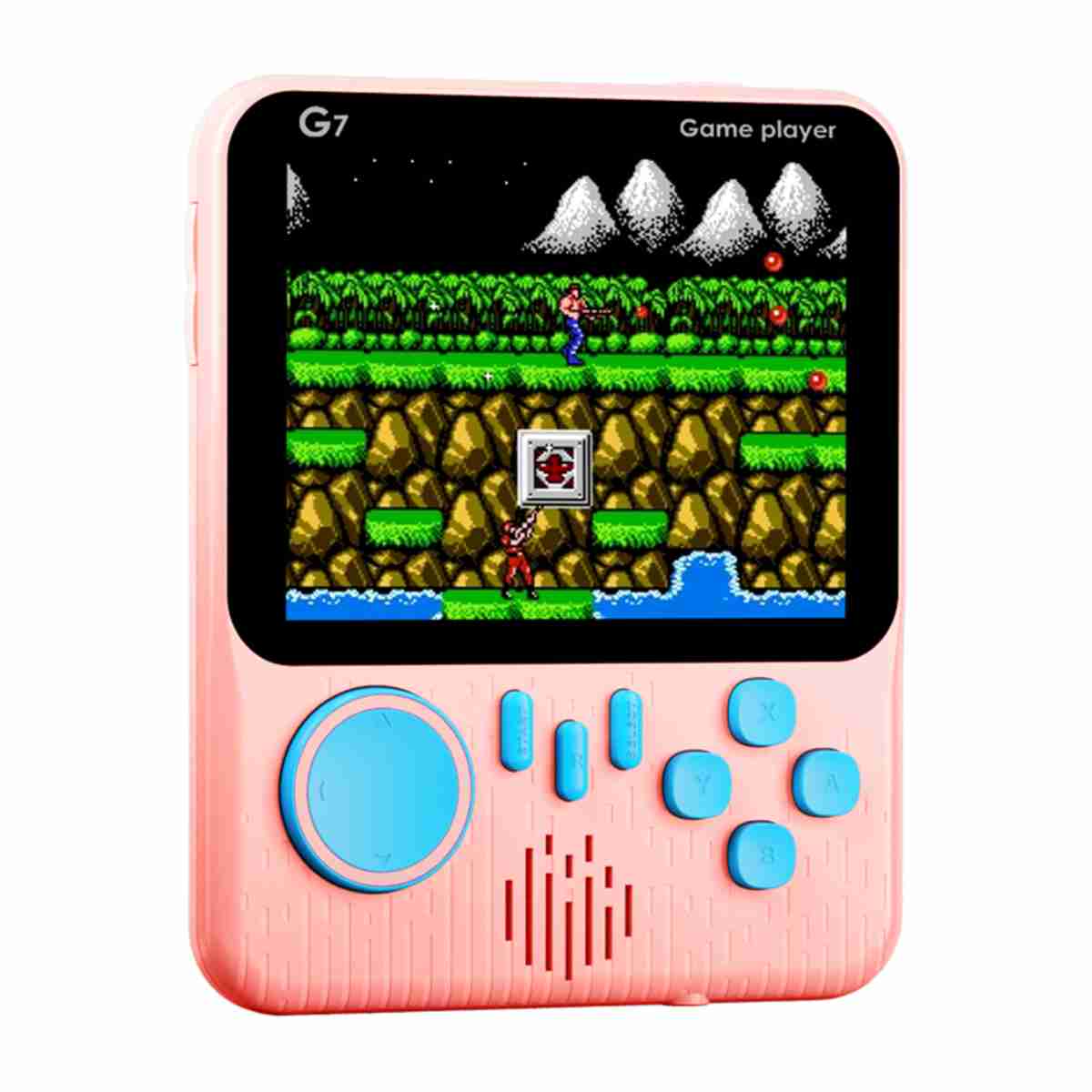 Consola Almalux® G7 con 666 juegos clásicos Retro: Pantalla grande de 3 - 5 pulgadas y conectividad a TV