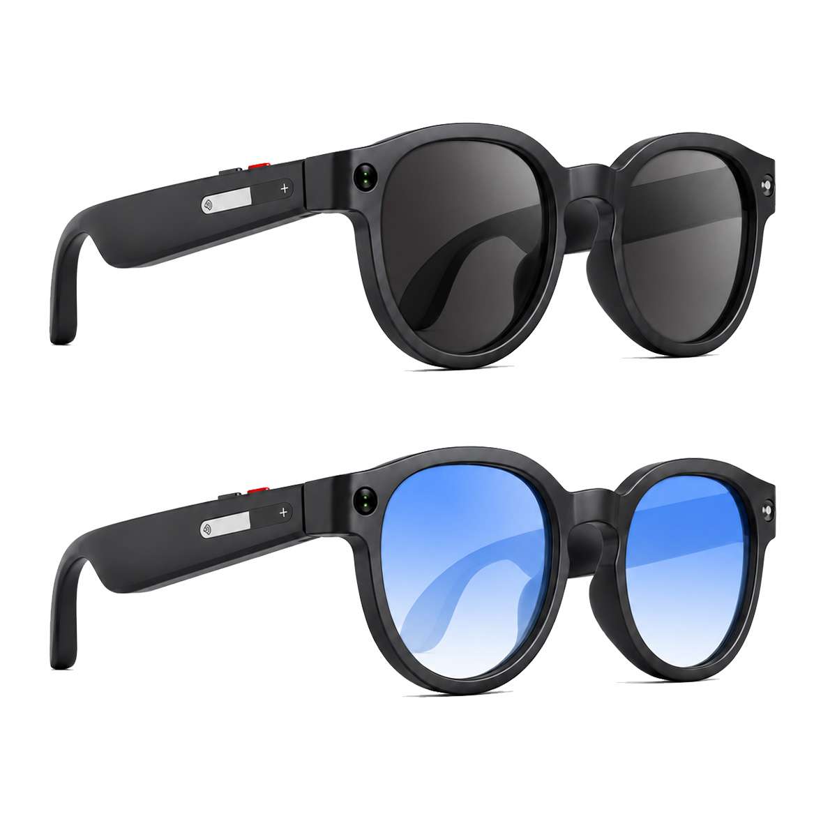 Gafas Inteligentes Almalux® AIMB-S1 con Cámara 2MP, Vídeo 1080P, Audio y Traducción IA con dos juegos de lentes de color de regalo