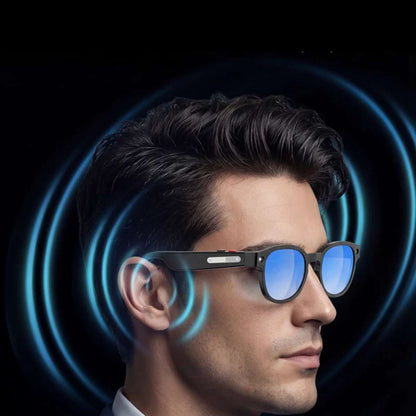 Gafas Inteligentes Almalux® AIMB-S1 con Cámara 2MP, Vídeo 1080P, Audio y Traducción IA con dos juegos de lentes de color de regalo