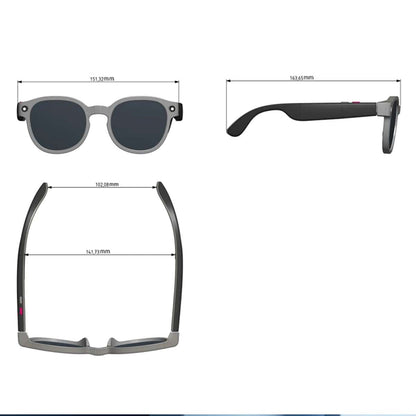 Gafas Inteligentes Almalux® AIMB-S1 con Cámara 2MP, Vídeo 1080P, Audio y Traducción IA con dos juegos de lentes de color de regalo