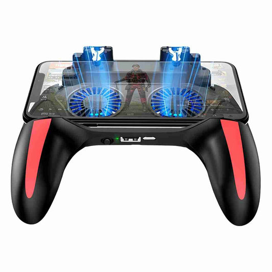 Controlador Joystick Gamepad para Juegos de Teléfono Móvil -  Almalux® H10 con Doble Ventilador -  Disparo Sensible -  Compatible con Teléfonos iOS y Android