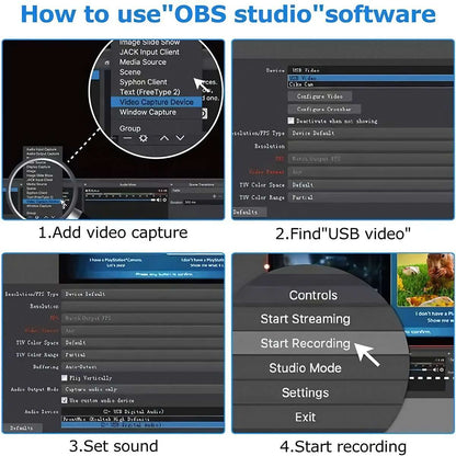 Hdmi Convertidor Video Capturadora De Video Audio 1080p 30fps