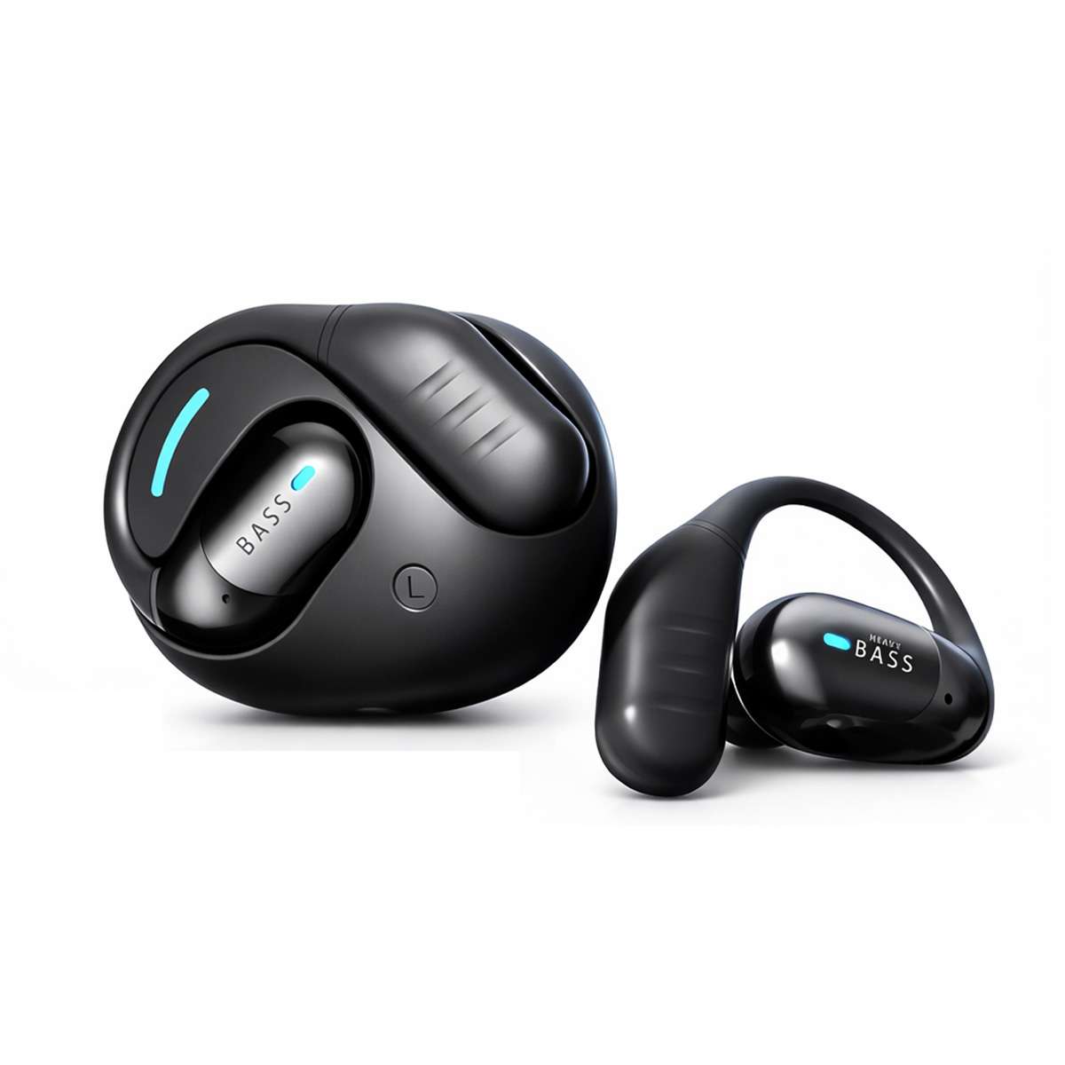 Auriculares Bluetooth Almalux® Heavy Bass AI-2 Open-Ear con Traductor de Idiomas