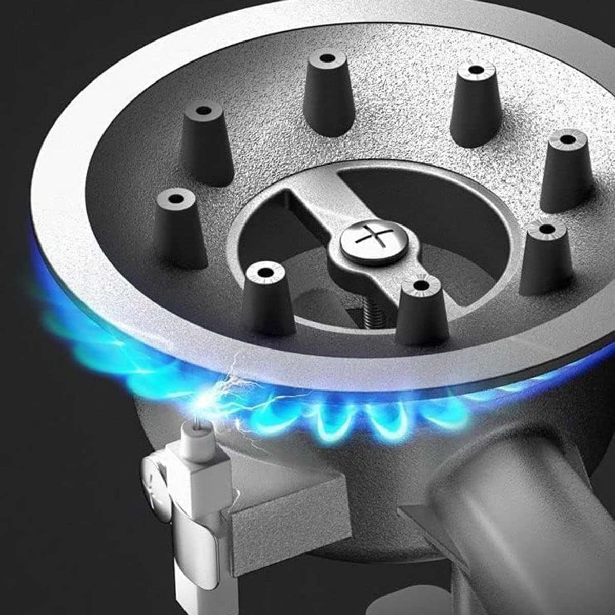 Cocina de Gas Almalux® Portátil con Maletín – Inoxidable, Encendido Piezoeléctrico, para Cartuchos de 230g