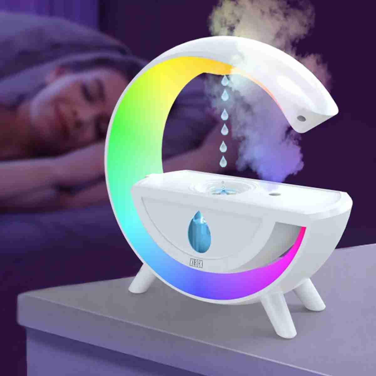 Humidificador Almalux® antigravedad -  difusor creativo de aromaterapia -  lámpara de mesa RGB -  luz nocturna para oficina y dormitorio