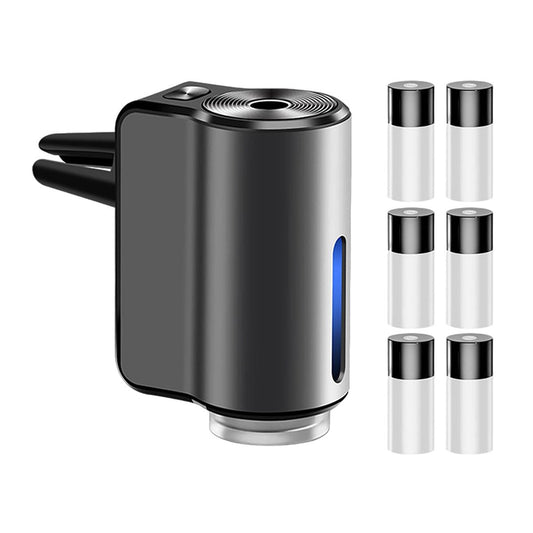 Difusor de Coche Inteligente Almalux® | Ambientador Eléctrico con Sensor Automático | Intensidad Ajustable y Recargable | Aleación de Aluminio y Esencia Natural