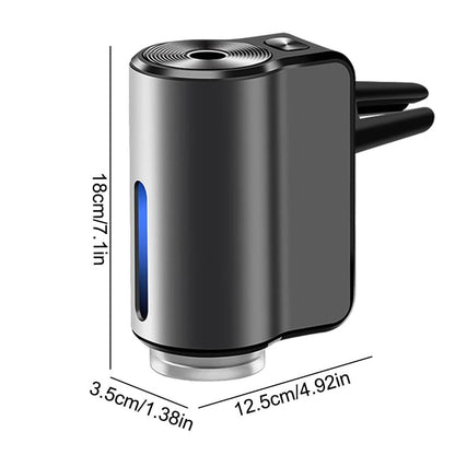 Difusor de Coche Inteligente Almalux® | Ambientador Eléctrico con Sensor Automático | Intensidad Ajustable y Recargable | Aleación de Aluminio y Esencia Natural