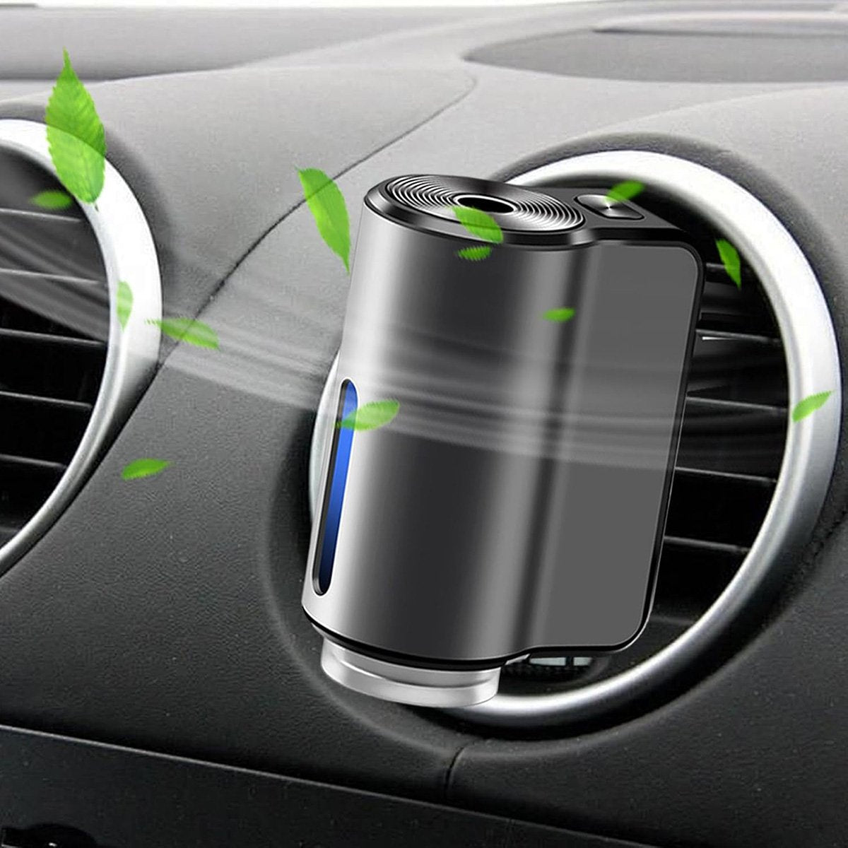 Difusor de Coche Inteligente Almalux® | Ambientador Eléctrico con Sensor Automático | Intensidad Ajustable y Recargable | Aleación de Aluminio y Esencia Natural