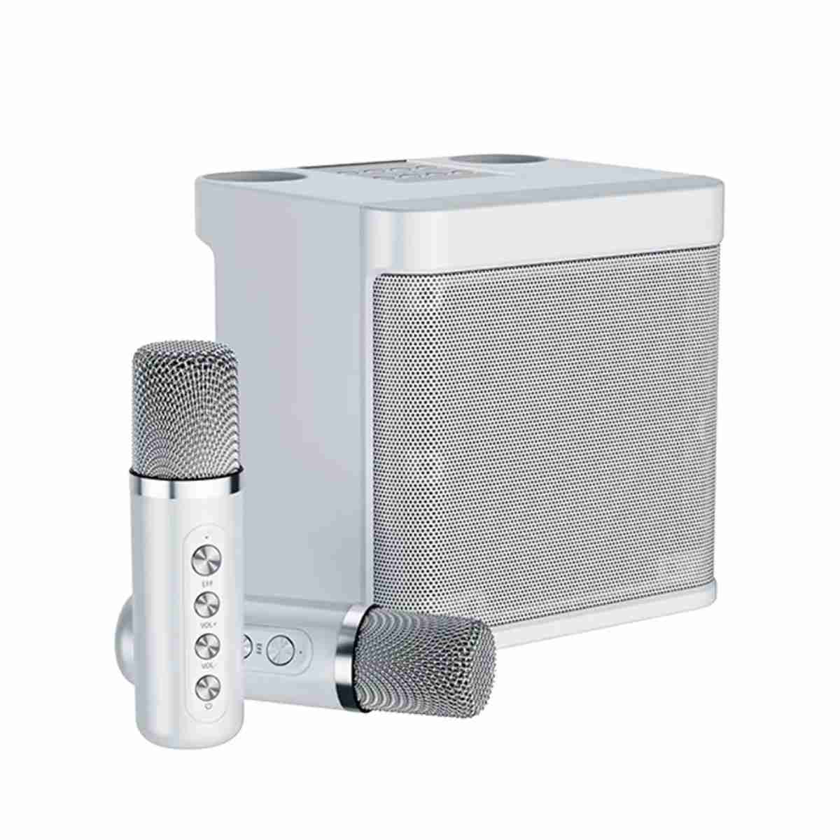 Altavoz Subwoofer Karaoke Almalux® con doble micrófono -  Bluetooth -  100W -  Cambiador de Voz