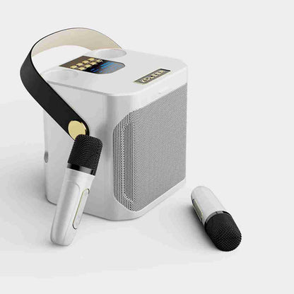 Altavoz Subwoofer Karaoke Almalux® con doble micrófono -  Bluetooth -  100W -  Cambiador de Voz