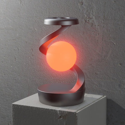 Lámpara de Bola Levitante Almalux® 3D | Luna Flotante Magnética con Luz LED Regulable y Carga Inalámbrica | Decoración Moderna y Regalo Original
