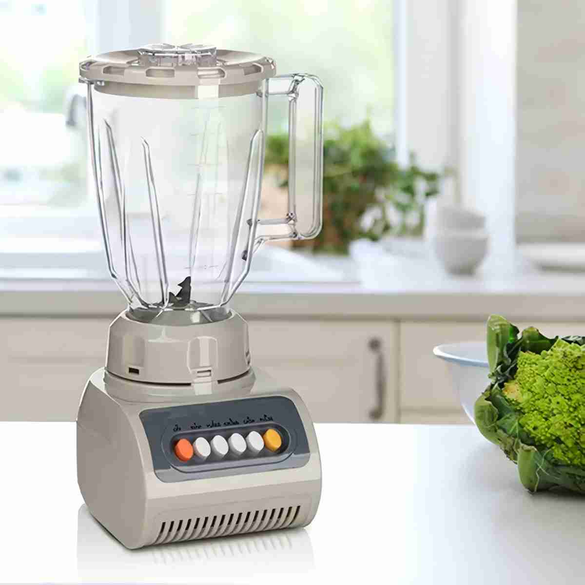 Batidora de vaso con molinillo Almalux® -  base antideslizante -  acabado ergonómico -  680W y cuchillas de acero inoxidable