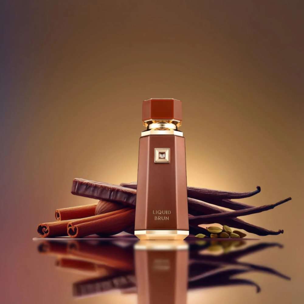 Perfume Liquid Brun de French Avenue – Eau de Parfum 100 ml | Aroma Oriental Amaderado con Vainilla y Cardamomo | Alta Duración