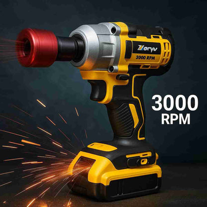 Llave de Impacto Inalámbrica Almalux® 350W Brushless – 3000 RPM y 300 Nm con Vasos de Impacto