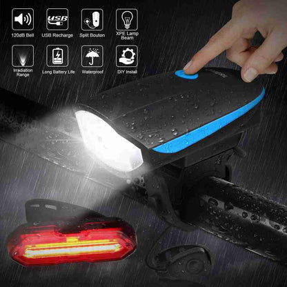 Luz Bicicleta Delantera y Trasera  IPX5