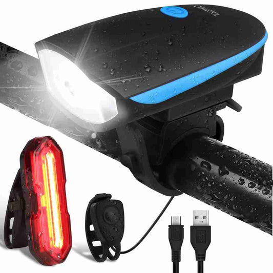 Luz Bicicleta Delantera y Trasera  IPX5