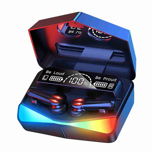 Auriculares inalámbricos Gaming True Wireless con reducción de ruido y estuche de carga inalámbrico