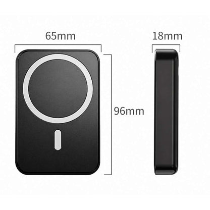Batería 10.000 mAH y 15W externa magnética Almalux® QI compatible iPhone y  Android - PowerBank - Cargador Inalámbrico - Banco de energía magnético - Batería auxiliar