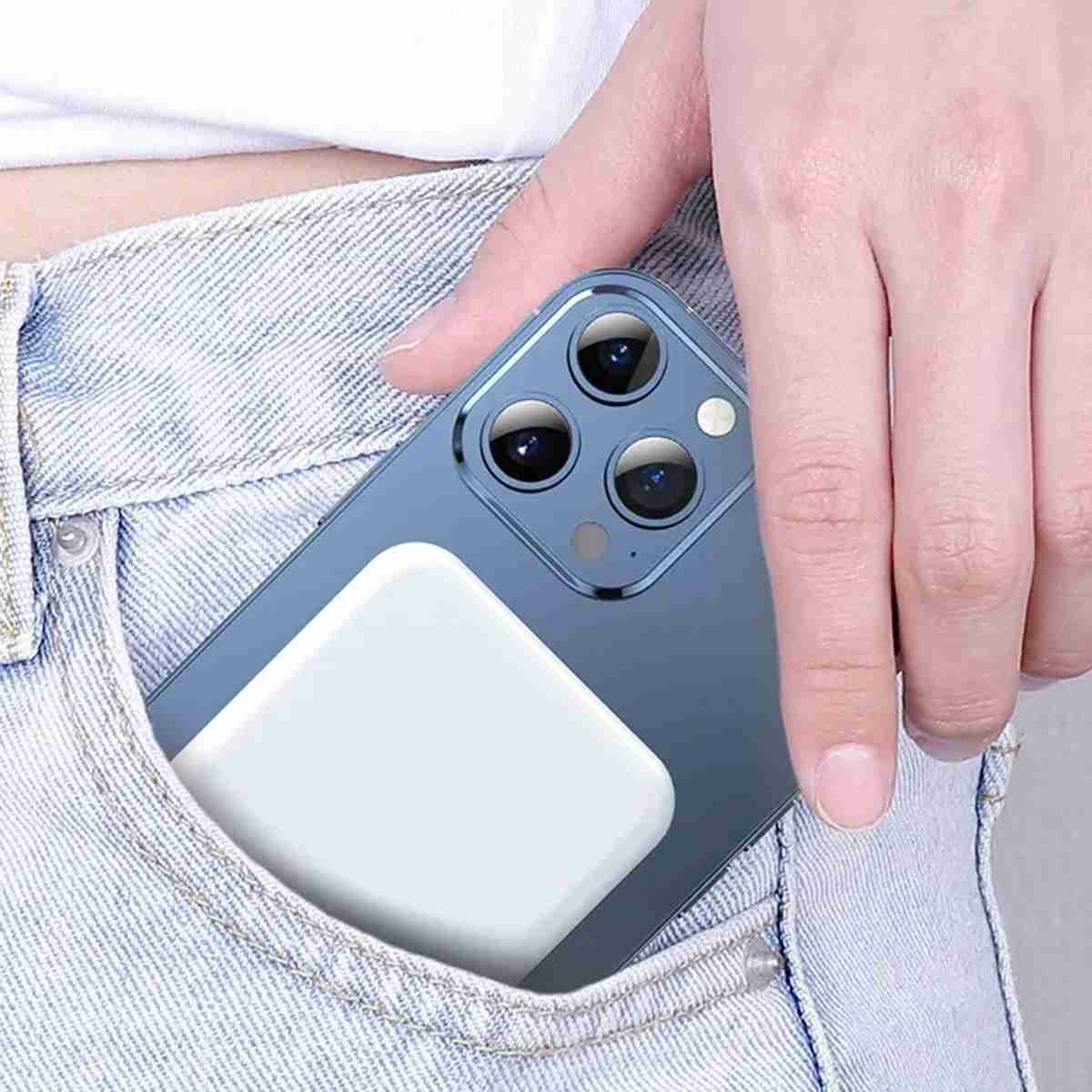 Batería externa magnética Almalux® QI y MagSafe de 10.000 mAH y 15W -  PowerBank -  Cargador Inalámbrico -  Banco de energía magnético -  Batería auxiliar