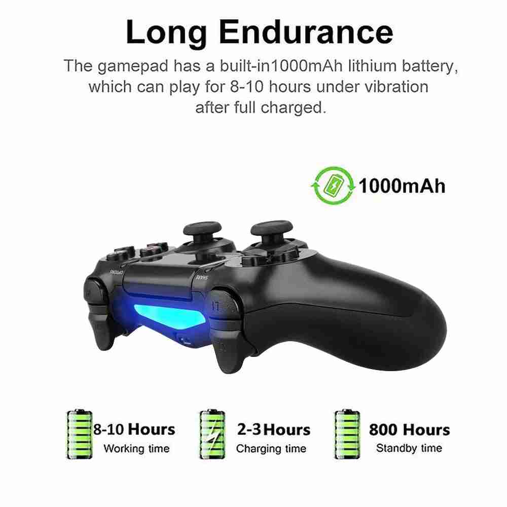 Mando P4 Azul Militar compatible con PS4 Play Station 4