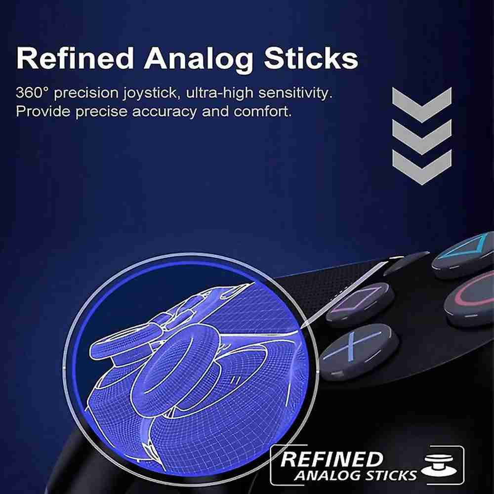 Mando P4 Azul Militar compatible con PS4 Play Station 4
