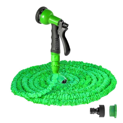 Manguera Extensible Almalux® de 15 Metros para Jardín con Boquilla Ajustable, Ligera, Compacta y Resistente