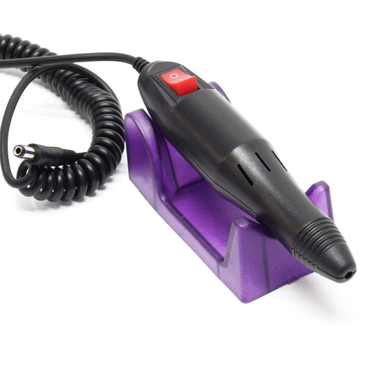 Set manicura y pedicura Almalux® profesional, Torno, fresadora, pulidora de uñas Lima eléctrica con 6 Cabezales