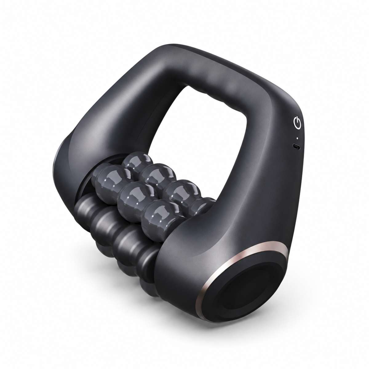 Masajeador Eléctrico Almalux® de Rodillo Muscular Profesional - Rodillo de Masaje de Mano con 3 Velocidades, Motor Sin Escobillas y Diseño Ergonómico para Alivio Muscular, Recuperación Deportiva y Tensión Lumbar