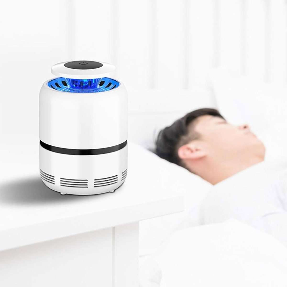 Lámpara Mata Mosquitos Almalux® Insect Killer USB – Sin Químicos, Silenciosa y Eficaz | Para Interiores | Área 20-50 m²