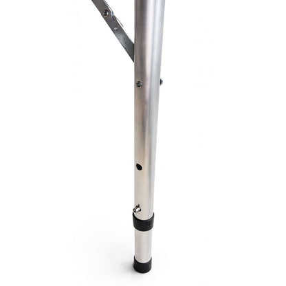 Mesa plegable Almalux® para Camping / Playa con 4 sillas y regulable en altura