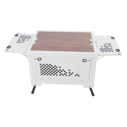 Mesa / Caja de Almacenaje Plegable Multifuncional Almalux® de 56L con Apertura en 4 Direcciones, para camping, hogar, coche, caravana y organización diaria