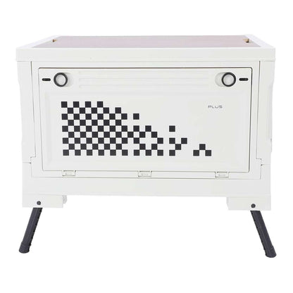 Mesa / Caja de Almacenaje Plegable Multifuncional Almalux® de 56L con Apertura en 4 Direcciones, para camping, hogar, coche, caravana y organización diaria