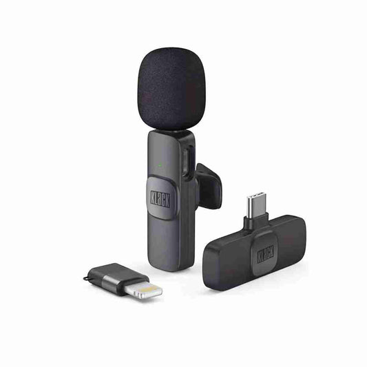 Micrófono Almalux® inalámbrico K8 -  Plug&Play -  Compatible iPhone y Tipo-C -  20m -  con reducción de ruido