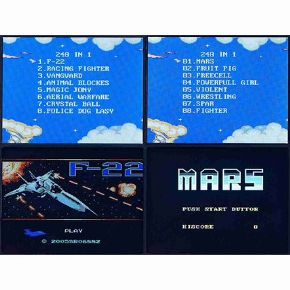Mini Consola Arcade Almalux® con 240 juegos retro para diversión portátil
