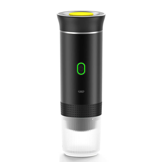 Mini Cafetera Portátil Almalux® 3 en 1 – 15 Bares, Recargable USB-C, Compatible con Cápsulas y Café Molido, Ideal para Viajes, Oficina y Camping