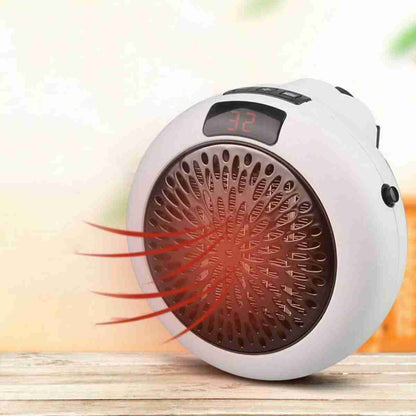 Calefactor Almalux® cerámico eléctrico de enchufe con mando