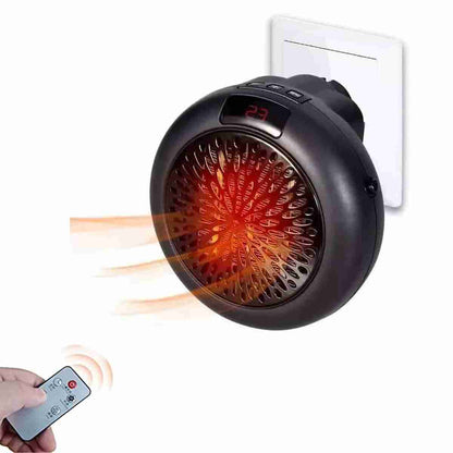 Calefactor Almalux® cerámico eléctrico de enchufe con mando