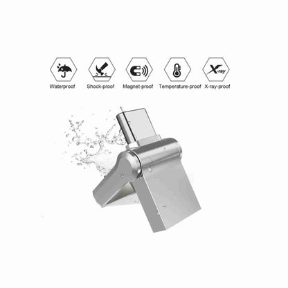Mini PenDrive FlashDrive Memoria externa 128 Gb Almalux® de Metal OTG Tipo-C
