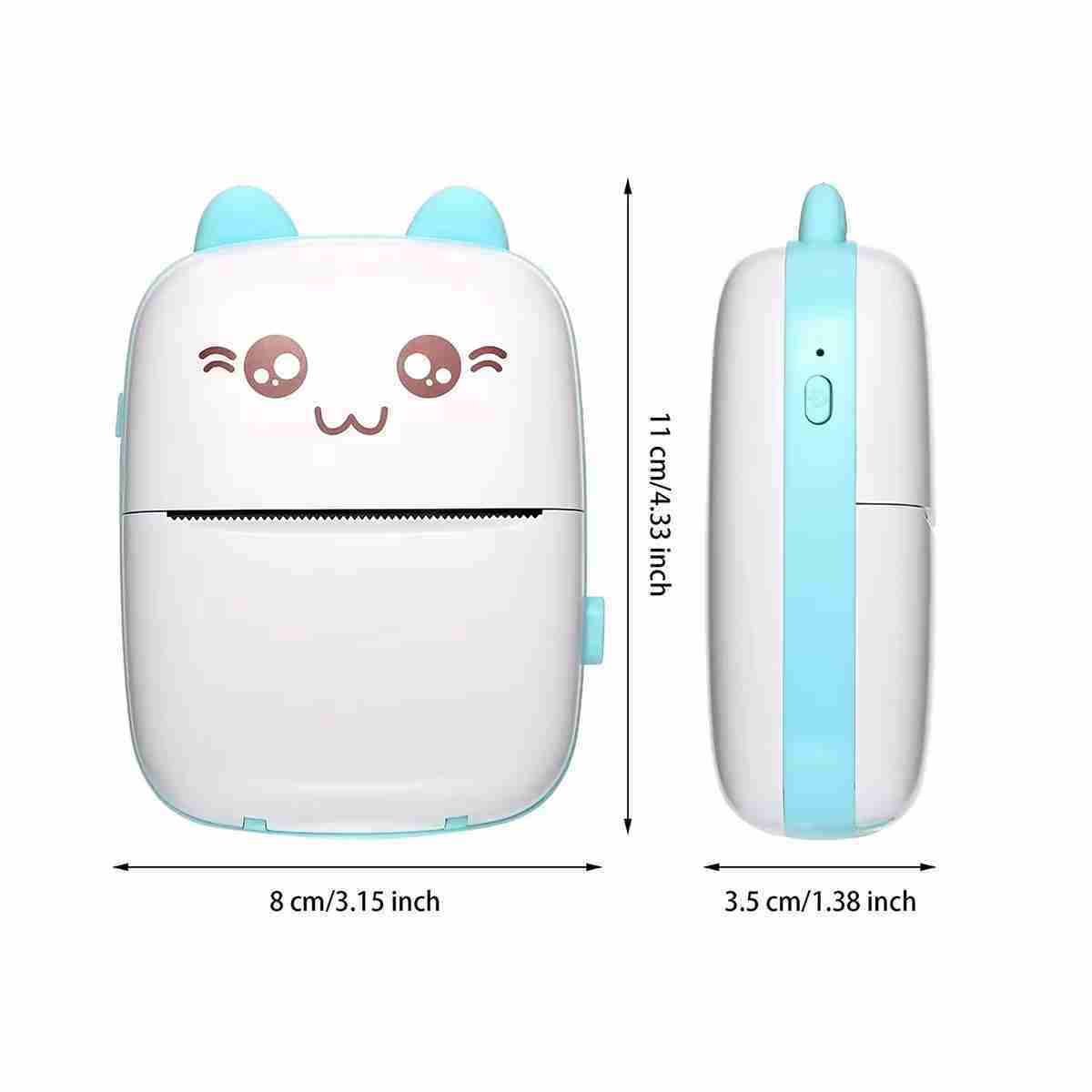 Mini Impresora Portátil Almalux® para Teléfono Móvil sin tinta -  Termica -  Bluetooth en Papel de recibo