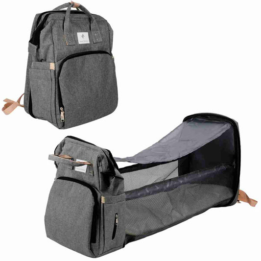 Mochila Cuna para Bebé Extensible Almalux® con cambiador: Cómoda -  Práctica y Elegante