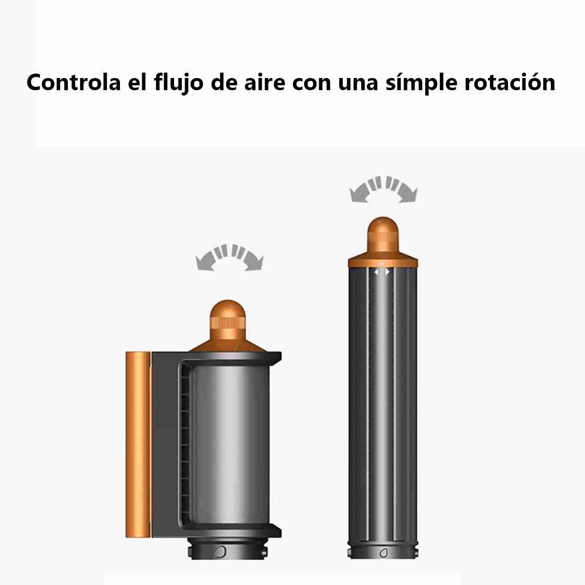 Moldeador Multifunción Secador Alisador Ondulador 6 en 1 AirAlmalux® Coanda