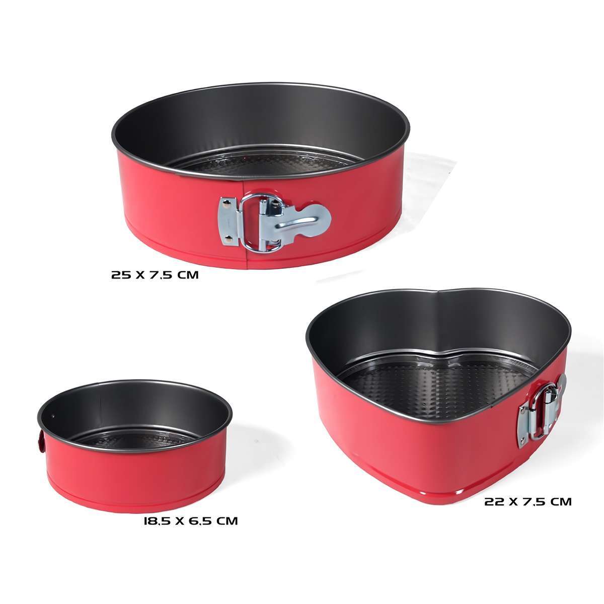 Juego de 3 Moldes de Horno Almalux®: Versatilidad y Diseño para tus Creaciones de Repostería