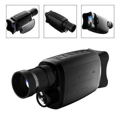 Monocular de Visión Nocturna Almalux® Nightvision 1080P con Infrarrojos, Zoom 16X y Pantalla Digital para Exterior
